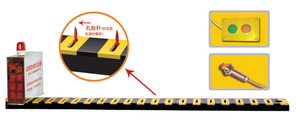 穆棱市V3嵌入式闯岗自动扎胎器/阻车器